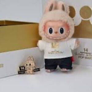 Labubu 14th Anniversary Vinyl Face Figure Sealed Gift Box (Authentic)
